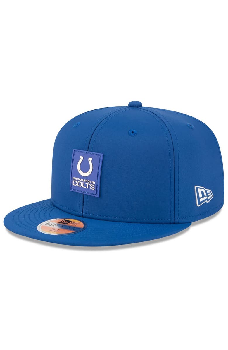 New Era Men's New Era Royal Indianapolis Colts 2025 Sideline  59FIFTY Fitted Hat, Main, color, Royal