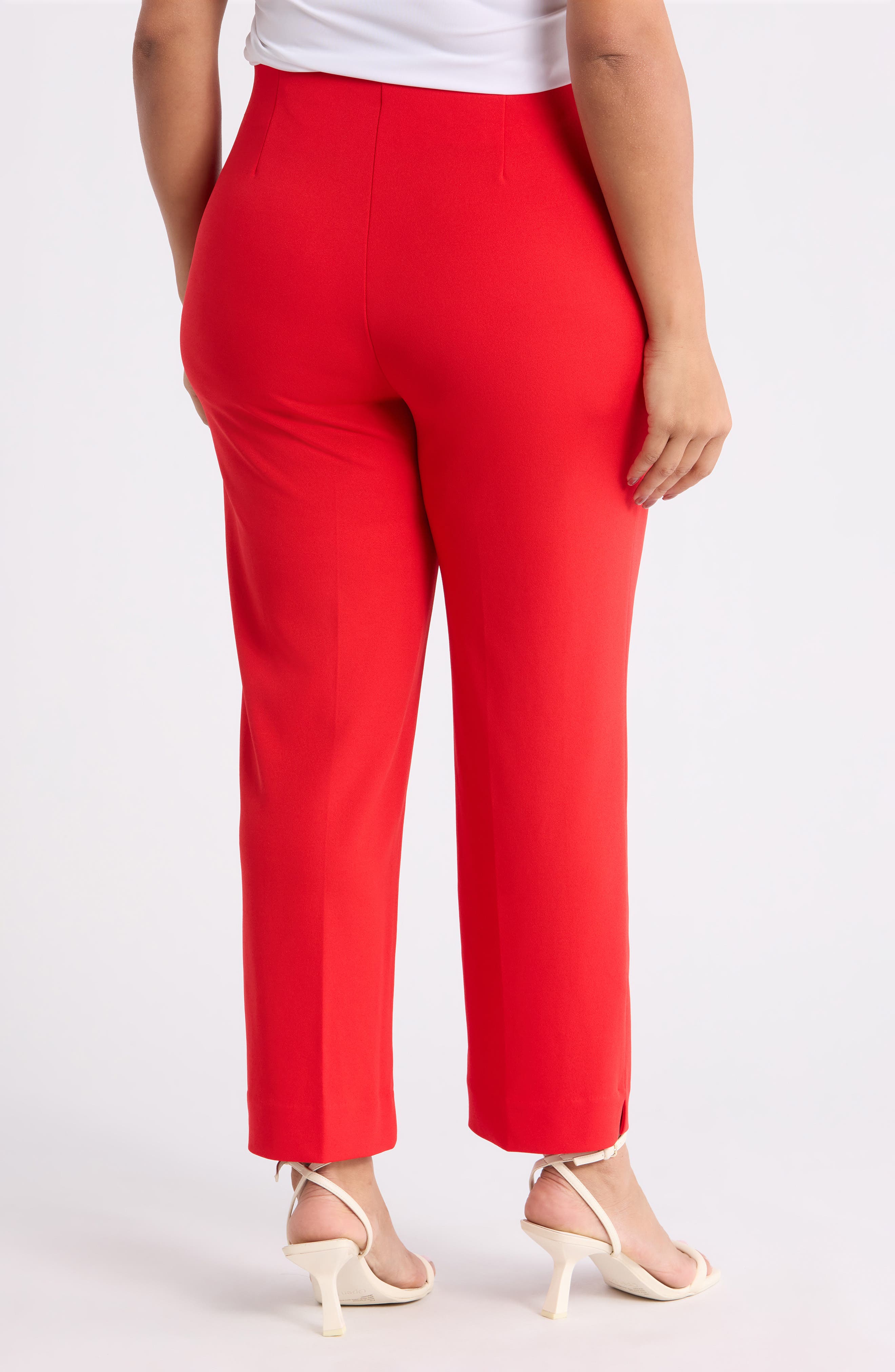 Hollywood Waist Straight Leg Ankle Pull-On Pants - image 4