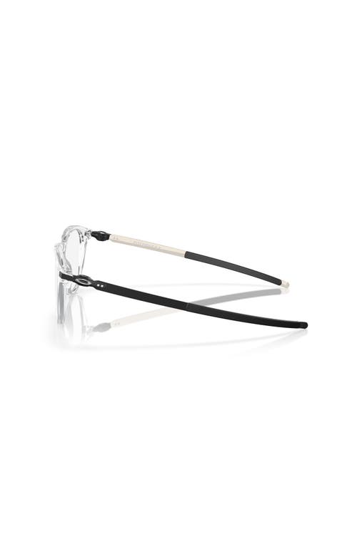 Oakley 50mm Round Optical Glasses In Metallic