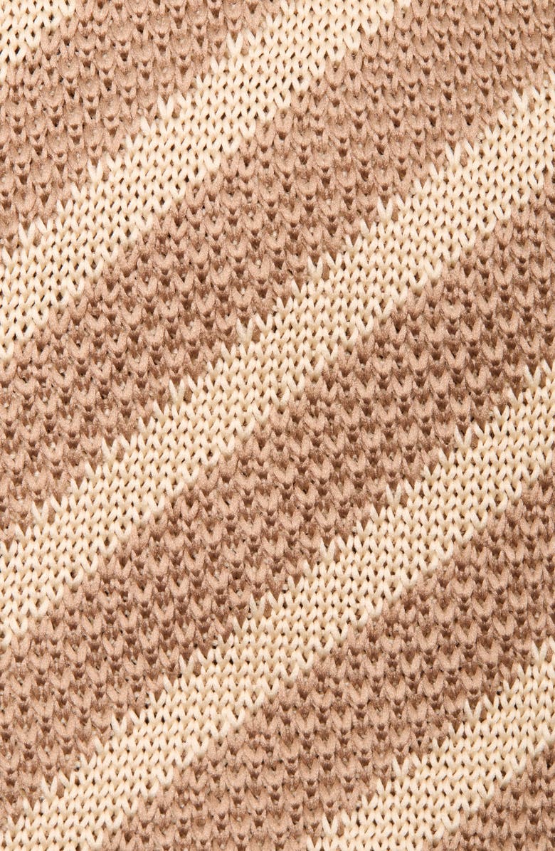 PAISLEY & GRAY Stanley Stripe Knit Tie, Alternate, color, Creamy Tan