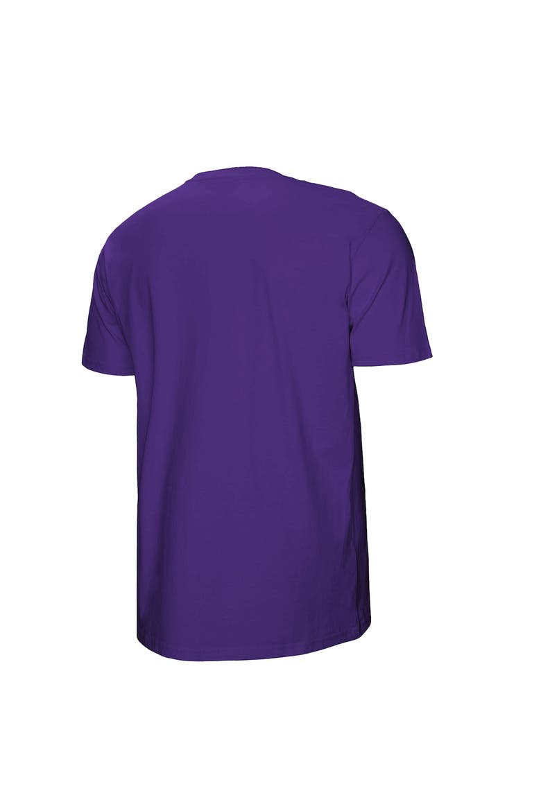 Men's Mitchell & Ness  Purple LSU Tigers Retro Brush Mineral Wash T-Shirt, Alternate, color, Purple