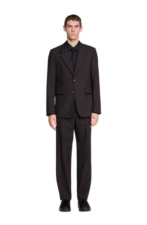 Virgin wool suit jacket