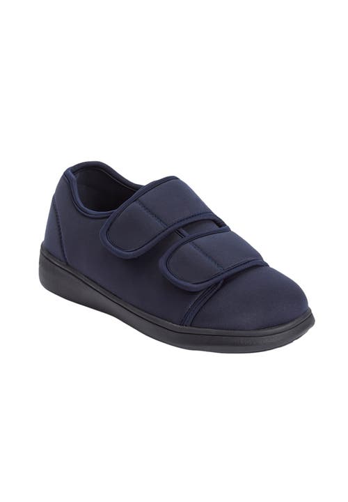Comfortview The Extra Wide Microbacterial Walking Shoe In Blue