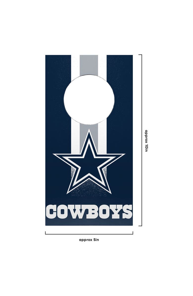 FOCO Dallas Cowboys Tabletop Cornhole Set, Alternate, color, 