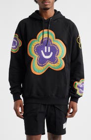 VIC GARCIA WORLD Flower Patch Cotton French Terry Hoodie