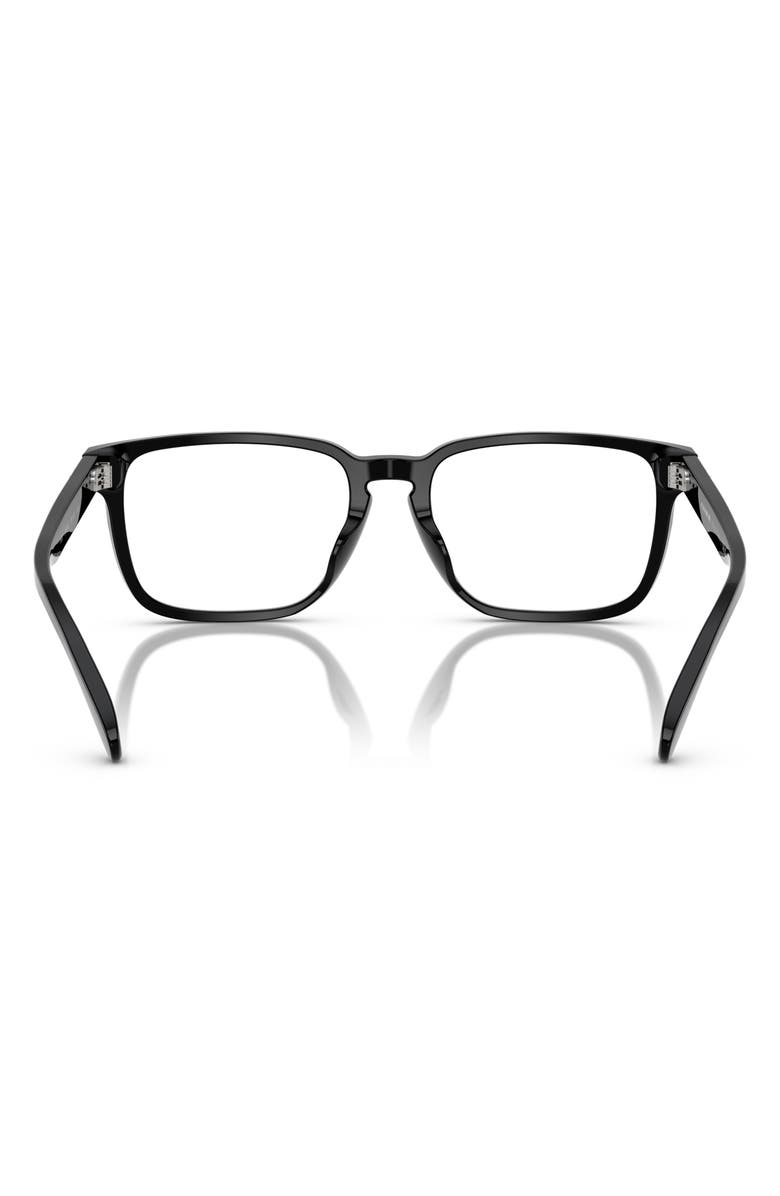 COACH 55mm Square Optical Glasses, Alternate, color, Black / Demo Lens