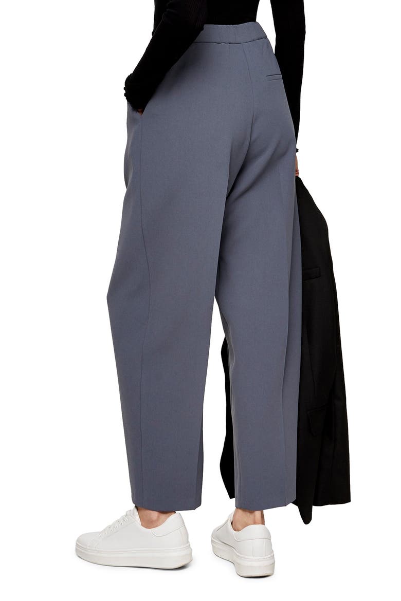 Lulu Elastic Back Trousers, Alternate, color, BLUE