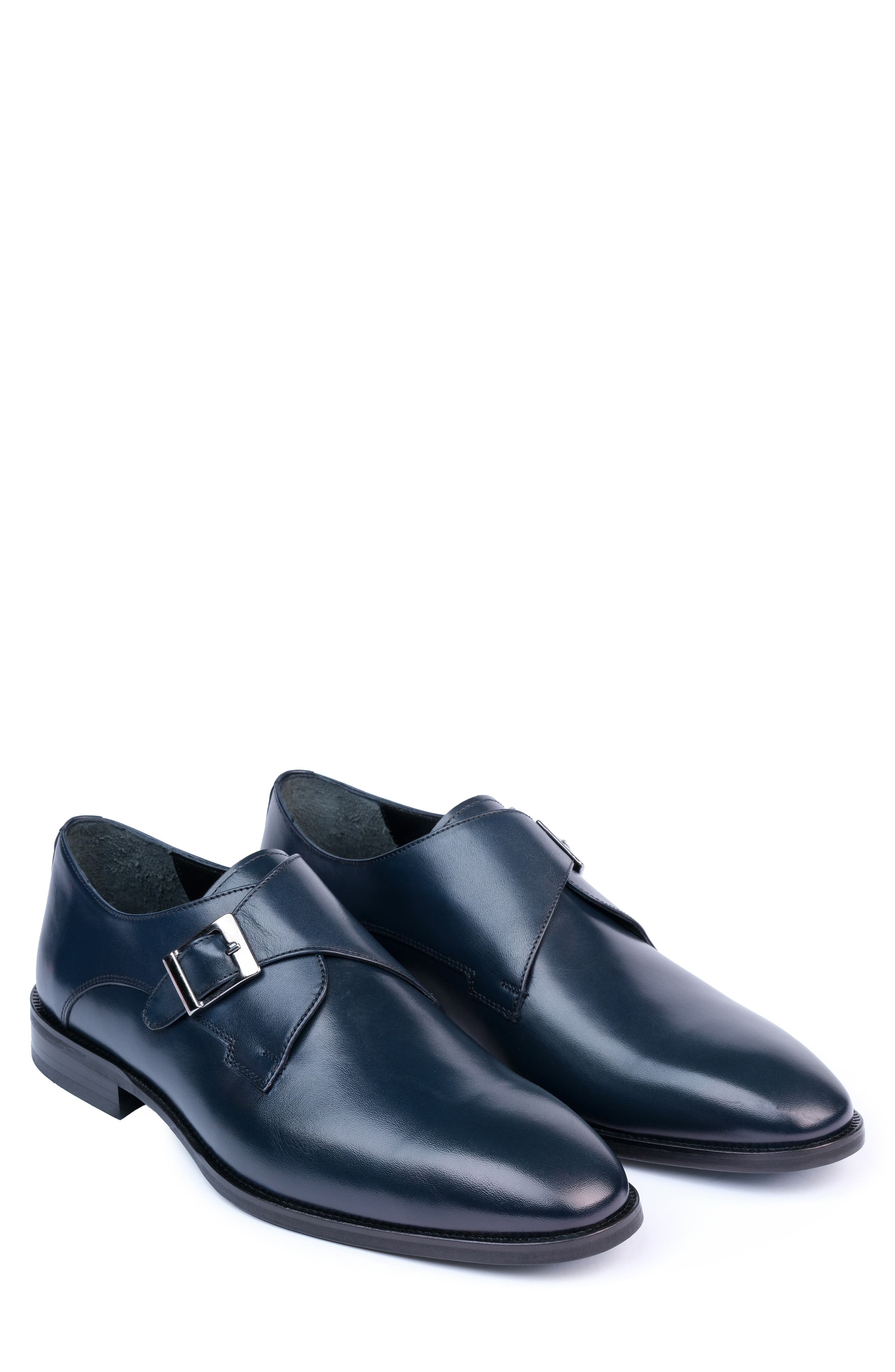 Kyrenia Monk Strap Loafer, Alternate, color, NAVY BLUE