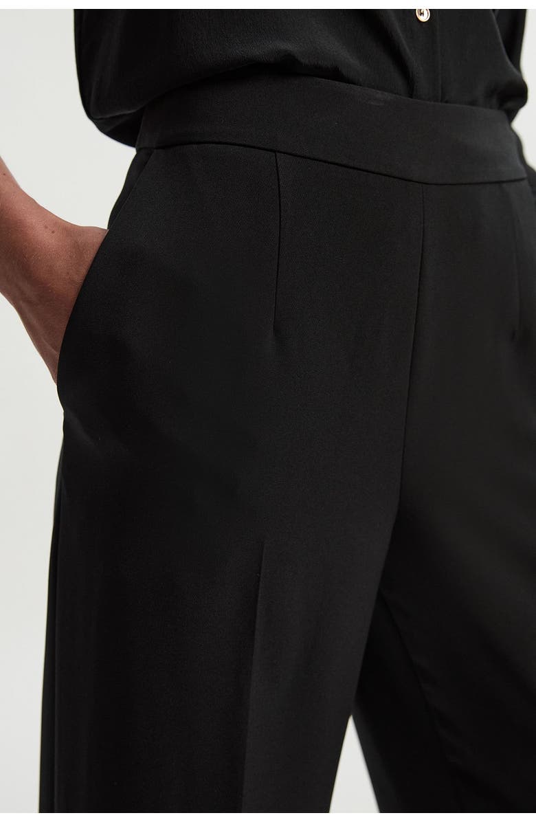 Karen Millen Archive Satin Kickflare Trouser, Alternate, color, Black