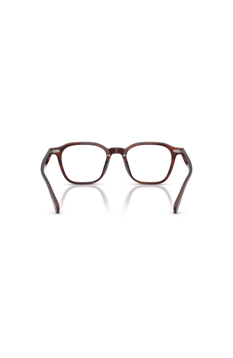 Oliver Peoples 50mm Square optical glasses, Alternate, color, Brown