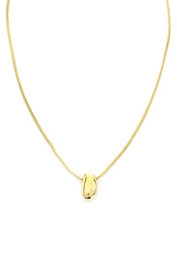 Panacea Nugget Pendant Necklace In Gold
