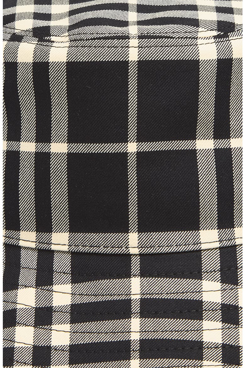 Classic Check Bucket Hat, Alternate, color, BLACK/ CALICO IP CHK