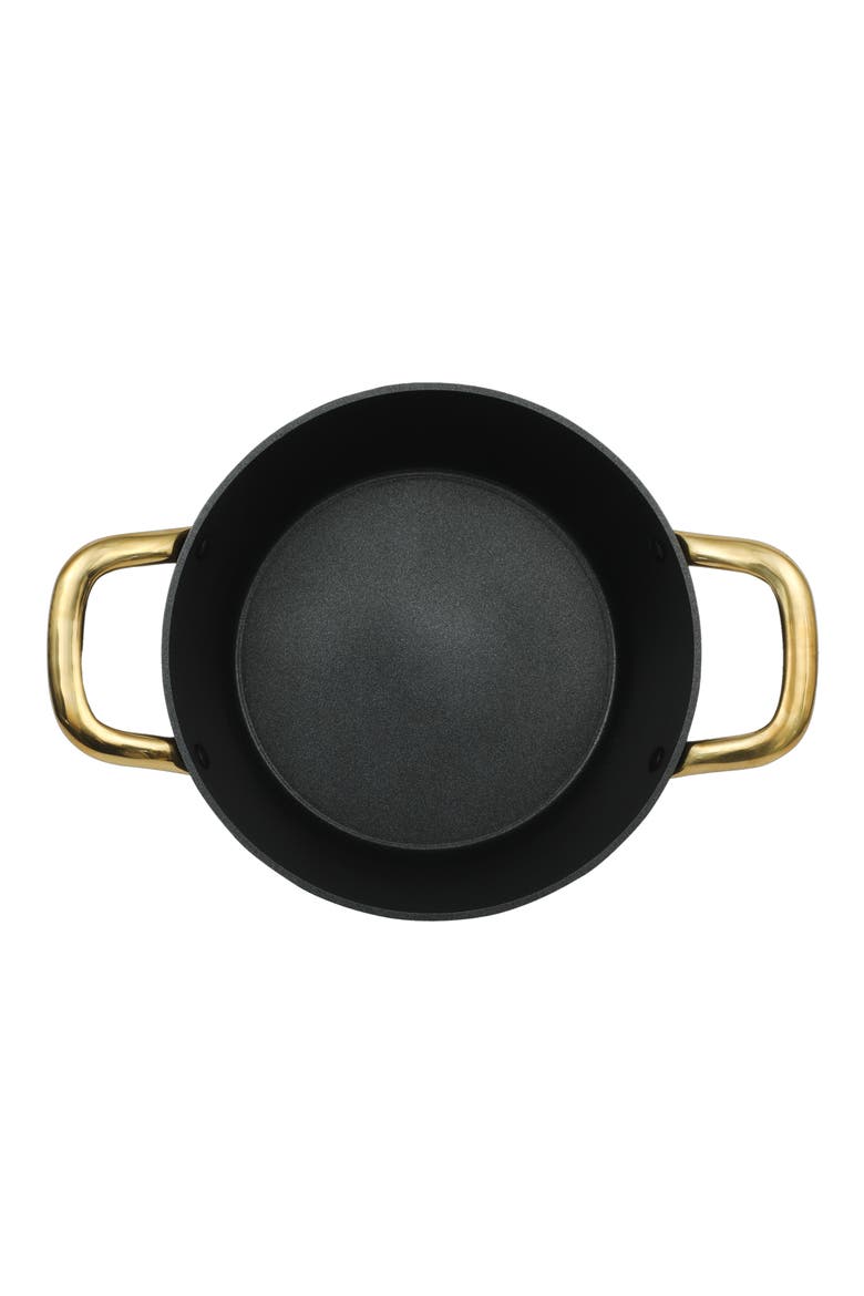 Abbottsford 4.4 Quart Nonstick Aluminum Dutch Oven, Alternate, color, Black