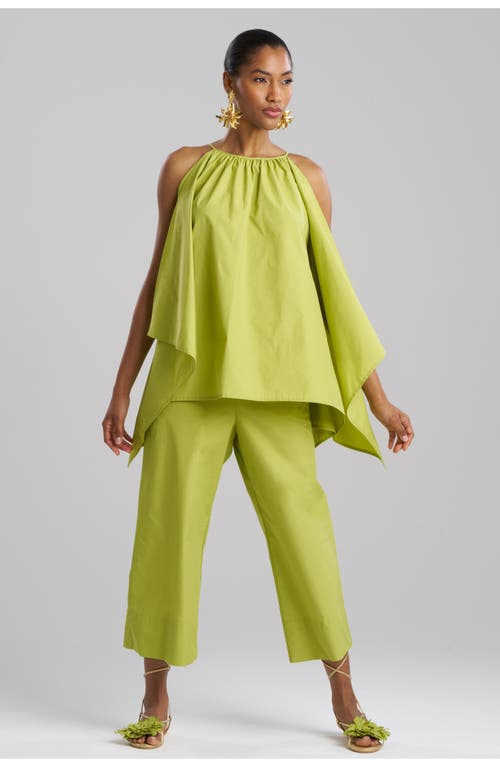 Natori Techno Poplin Handkercheif Top In Pear