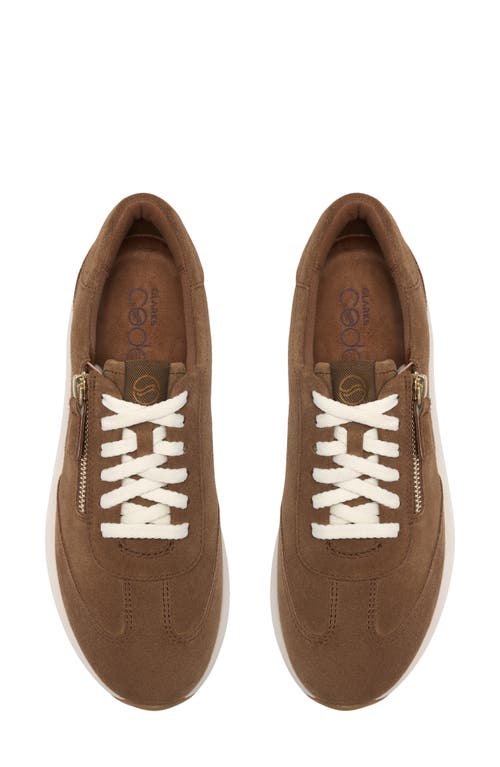 Clarksr Clarks(r) Code R Run Sneaker In Dark Tan Suede