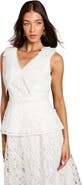 Coast Lace Bow V-Neck Top