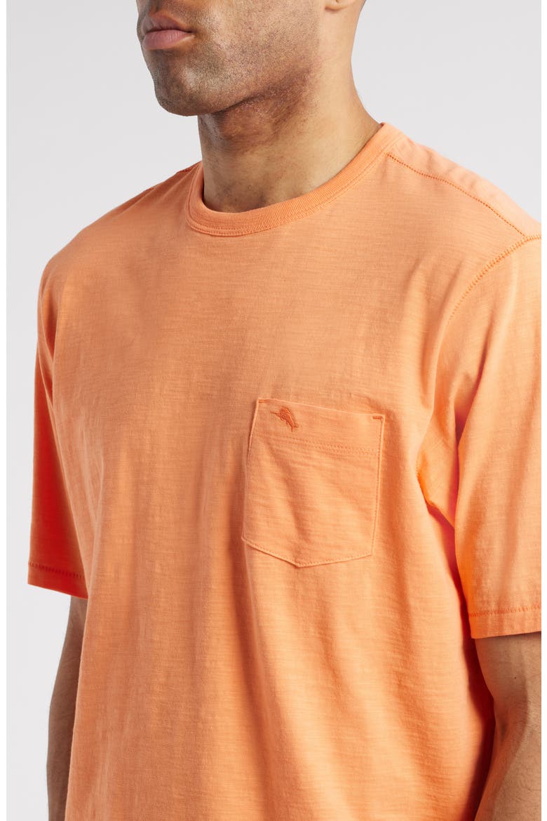 Bali Beach Crewneck T-Shirt, Alternate, color, PEACH MELT