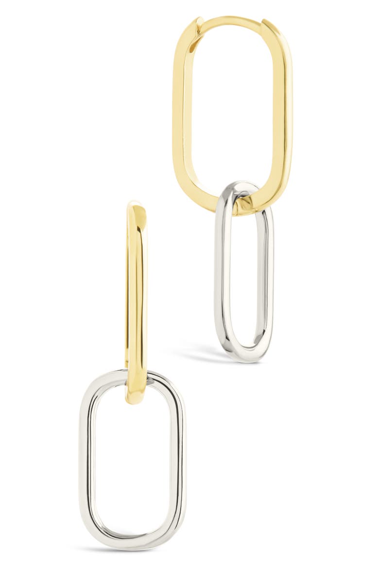 Raleigh Link Drop Earrings, Main, color, GOLD