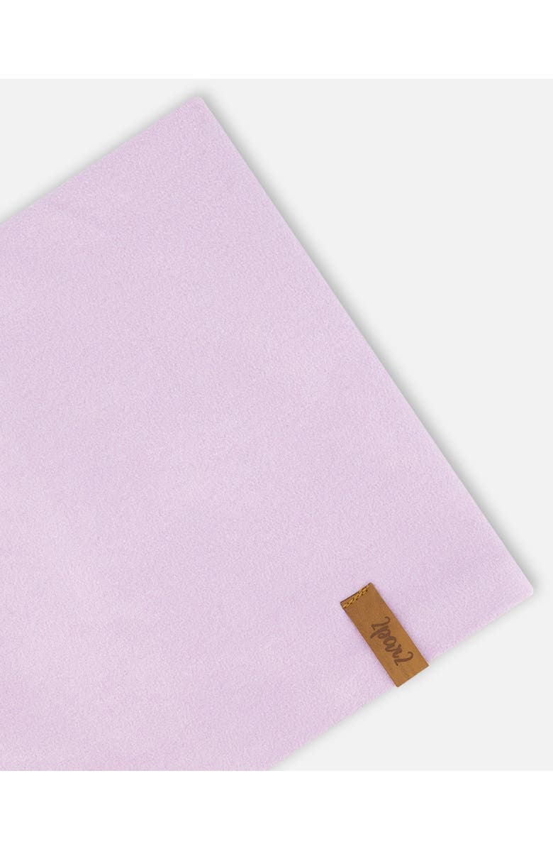 Deux par Deux Baby Girl's Mid-Season Jersey Neckwarmer Lilac, Alternate, color, 