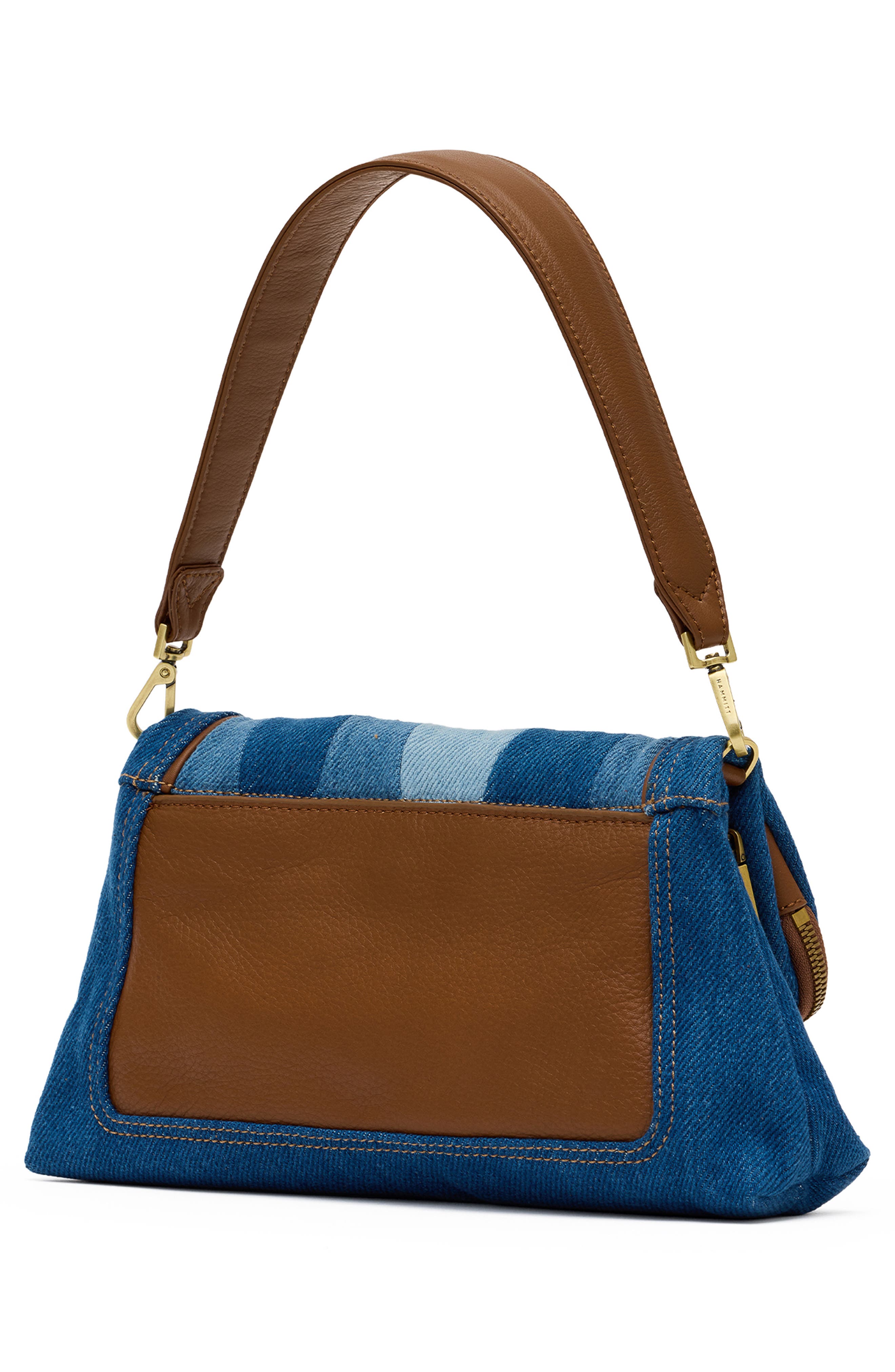 HAMMITT Medium Beverly Denim Shoulder Bag, Alternate, color, 