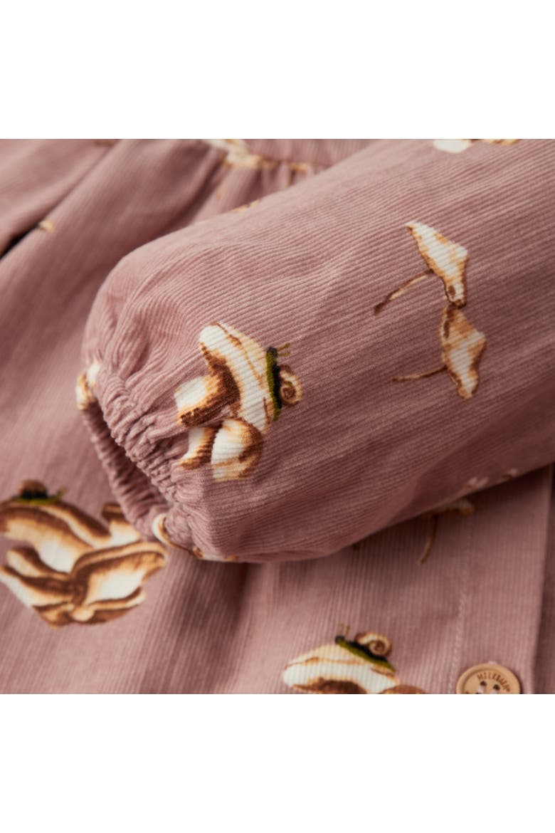 Organic Corduroy Long Sleeve Top, Alternate, color, Mushroom