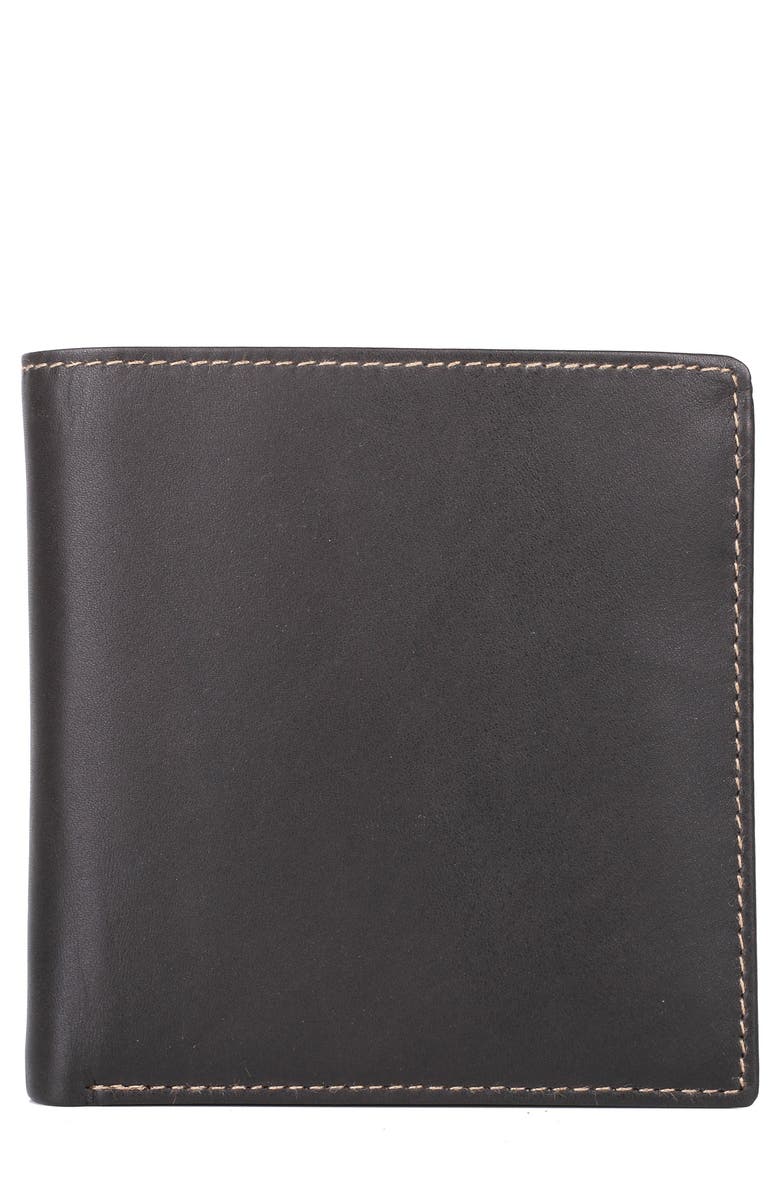 Dopp BUXTON RFID Leather Convertible Cardex, Main, color, Brown