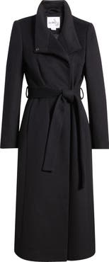 Sam Edelman Stand Collar Wrap Coat