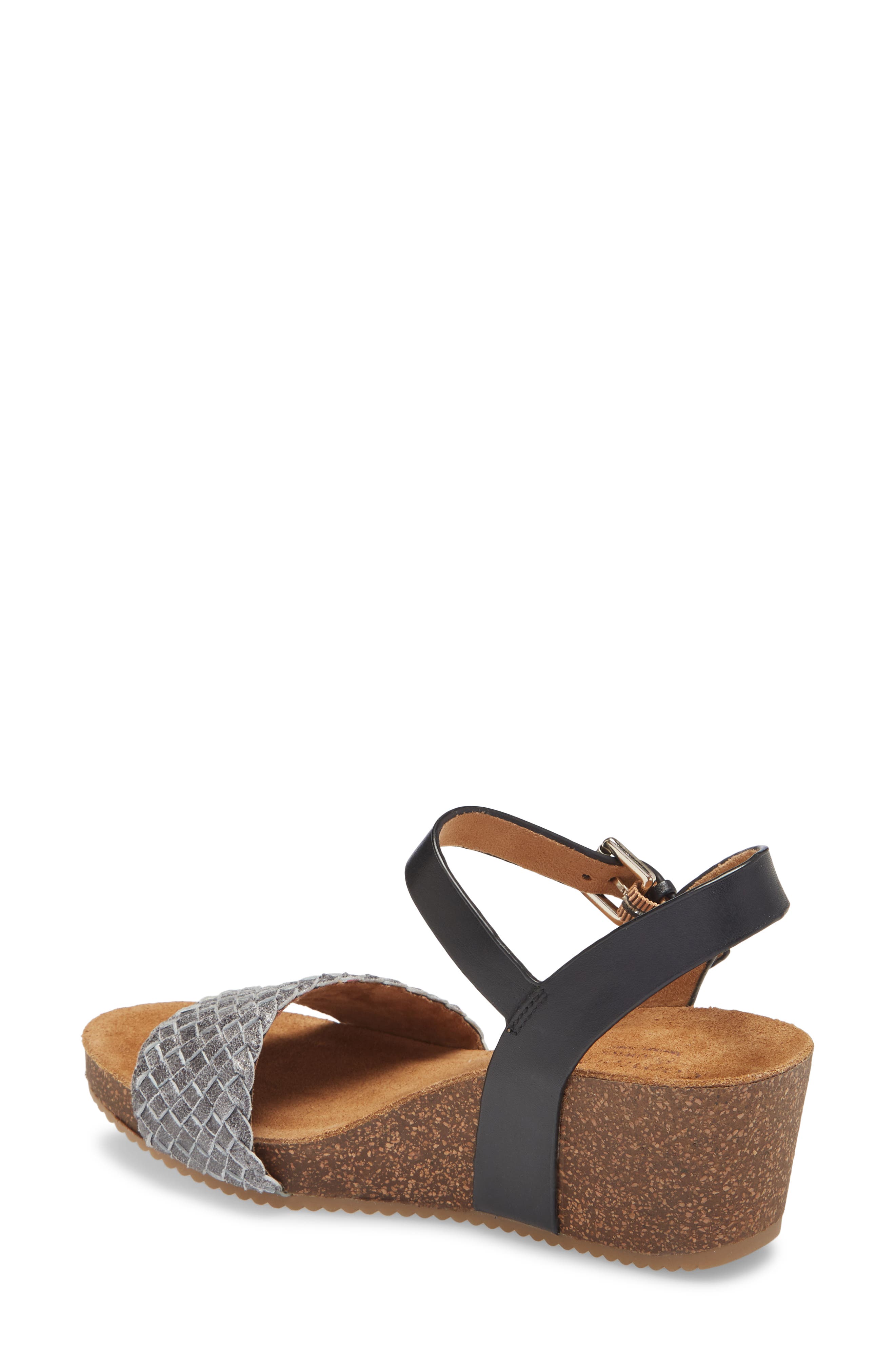 Comfortiva Eshana Wedge Sandal, Alternate, color, 