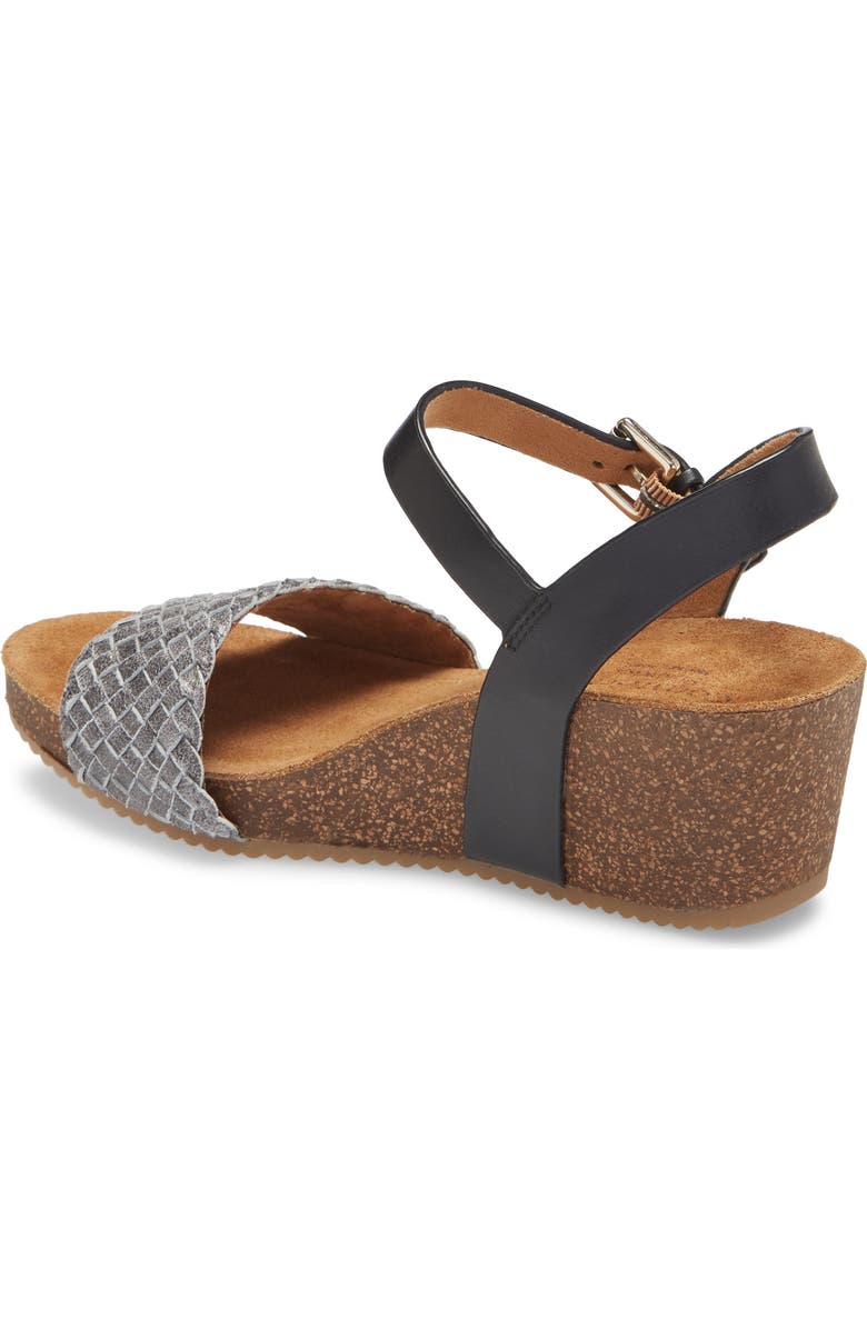 Comfortiva Eshana Wedge Sandal, Alternate, color,