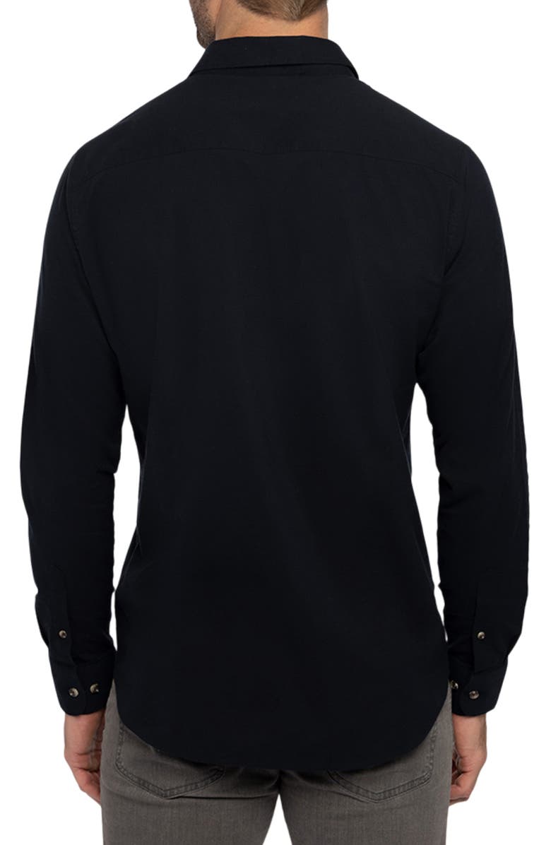 Cloud Flannel Button-Up Shirt