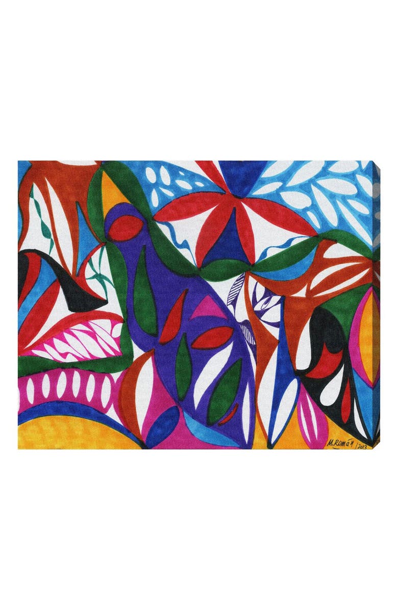 Oliver Gal Rhapsodic Canvas Wall Art, Main, color, 