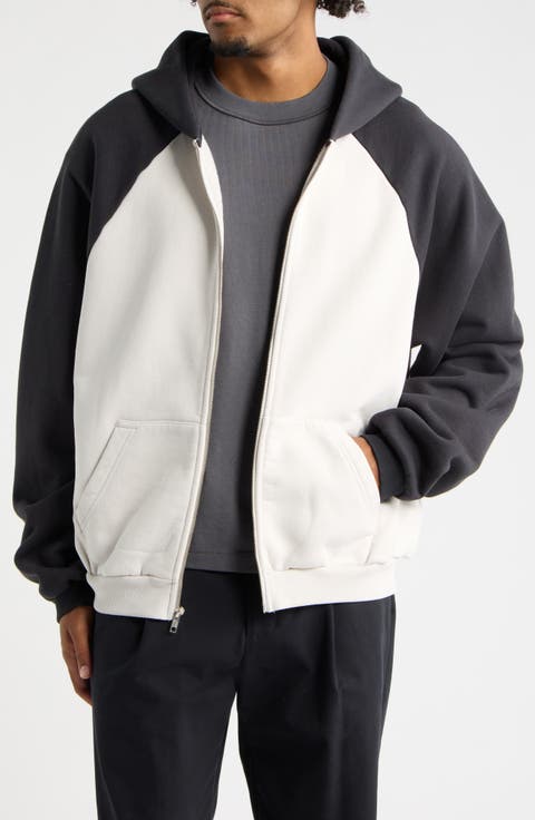 Ragglan Colorblock Zip Hoodie
