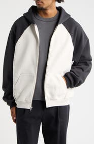 Elwood Ragglan Colorblock Zip Hoodie