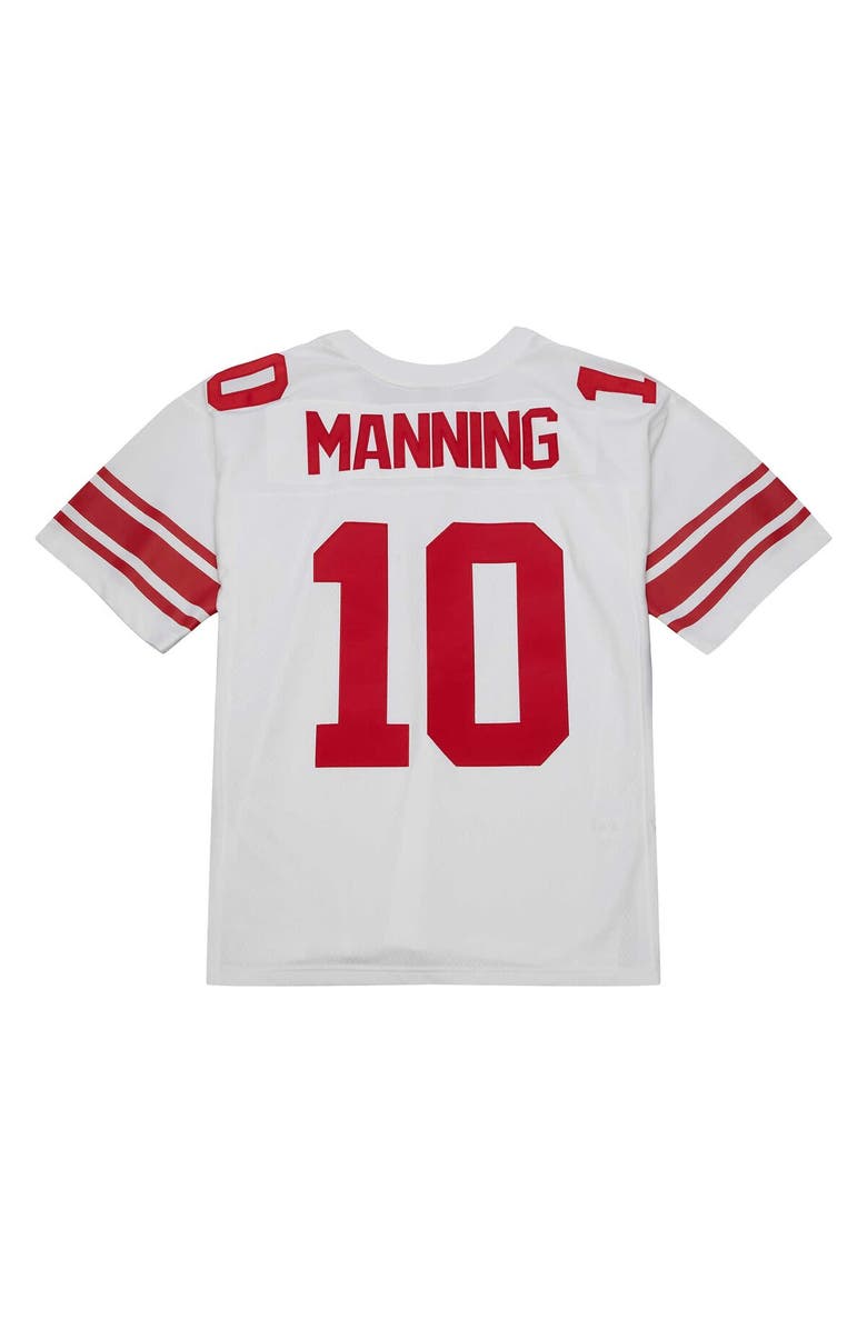 Mitchell & Ness Men's Mitchell & Ness Eli Manning White New York Giants Legacy Replica Jersey, Alternate, color, White