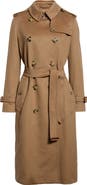 Burberry Kensington Cashmere Trench Coat