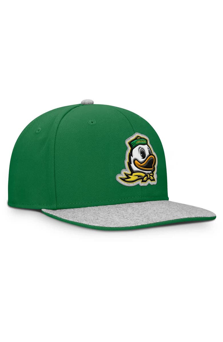 FANATICS Men's Fanatics Green Oregon Ducks Loden Snapback Hat, Alternate, color, 