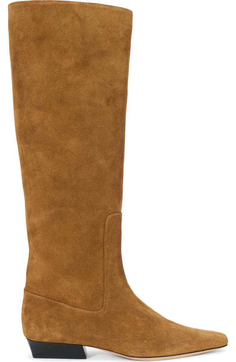 STAUD Wally Flat Knee High Boot, Alternate, color, Tan