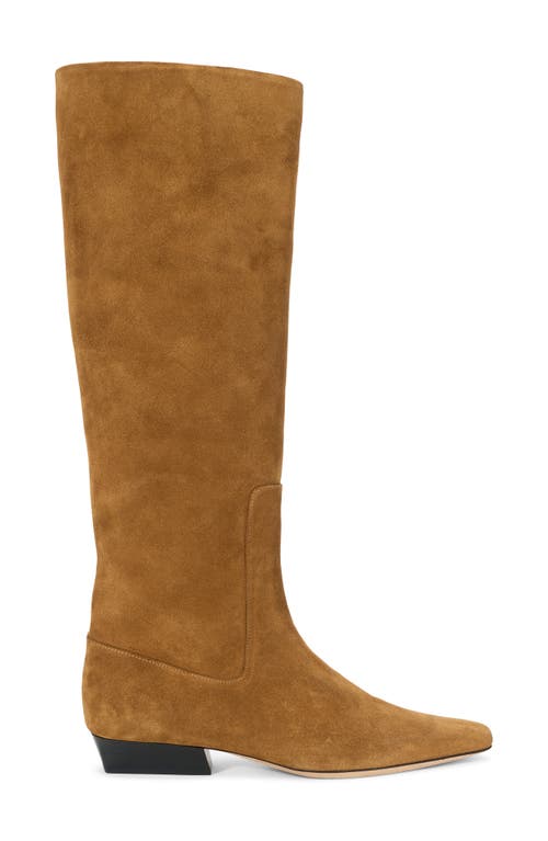 Staud Wally Knee High Boot In Animal Print