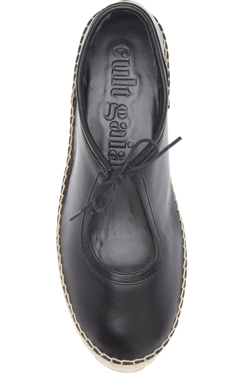 Cult Gaia Bernice Espadrille Platform Sneaker, Alternate, color, Black