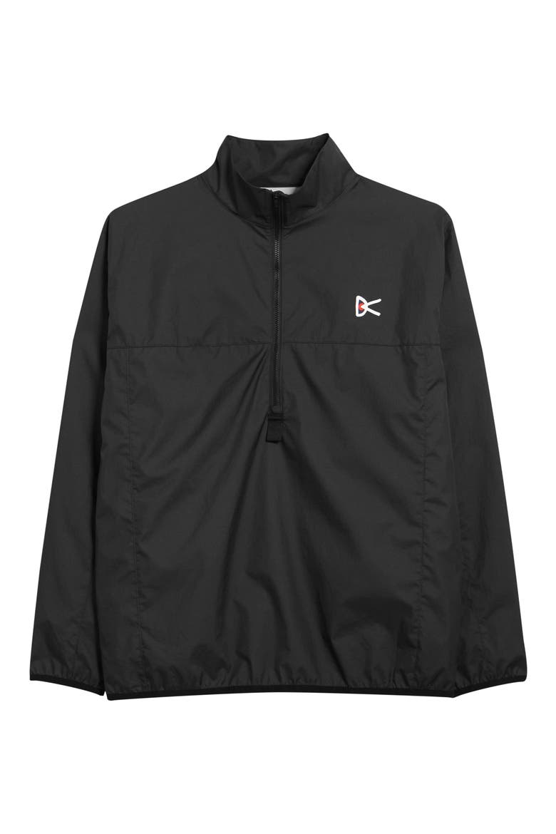 Theo Waterproof Half Zip Jacket, Main, color, BLACK