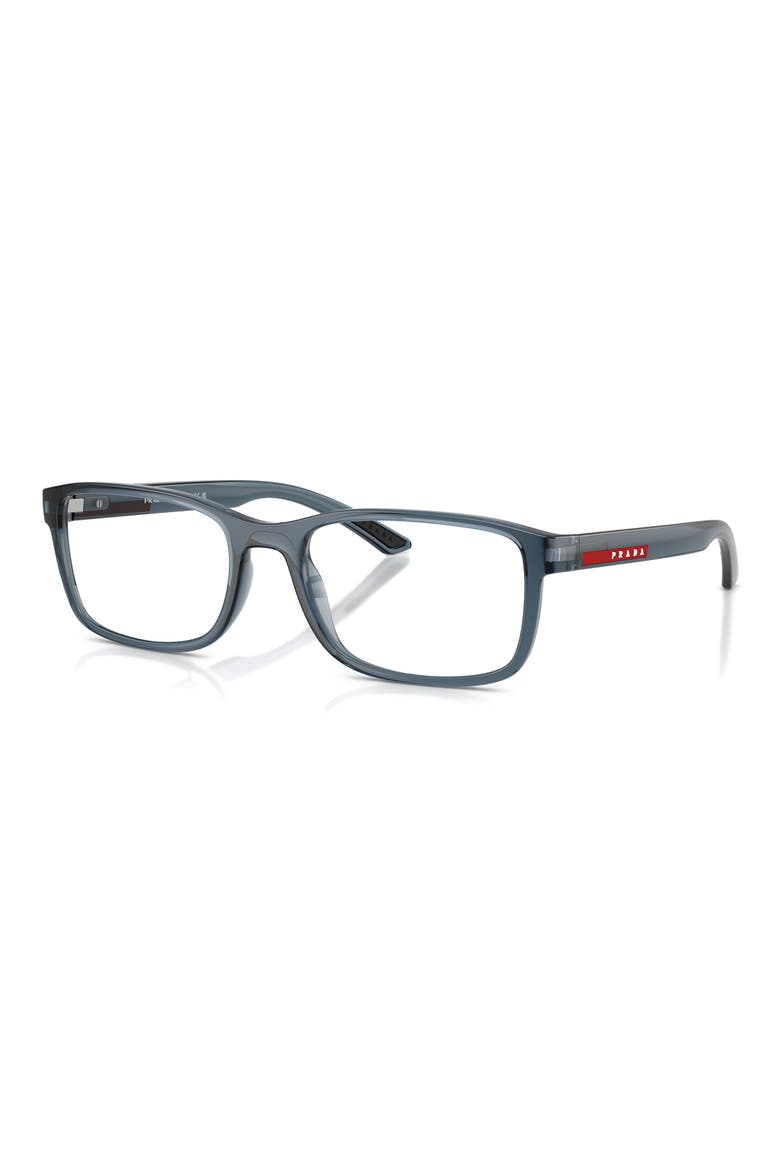 55mm Pillow Optical Glasses, Alternate, color, AZURE