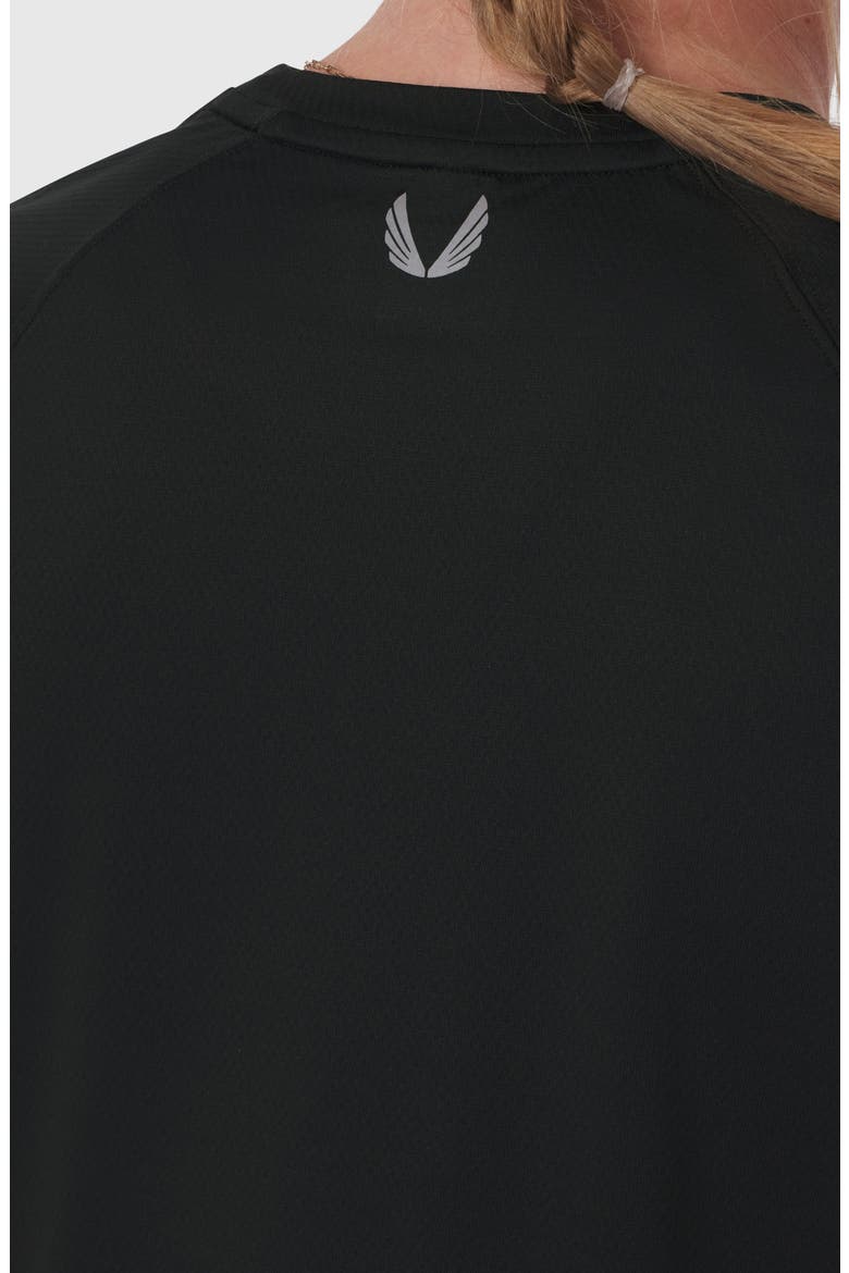 AeroSilver Cropped Tee, Alternate, color, Black