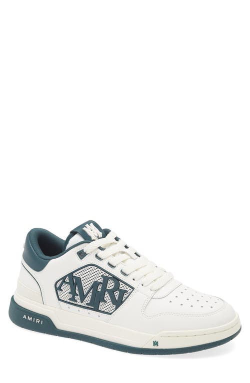Amiri Classic Logo Low Top Sneaker In Evergreen