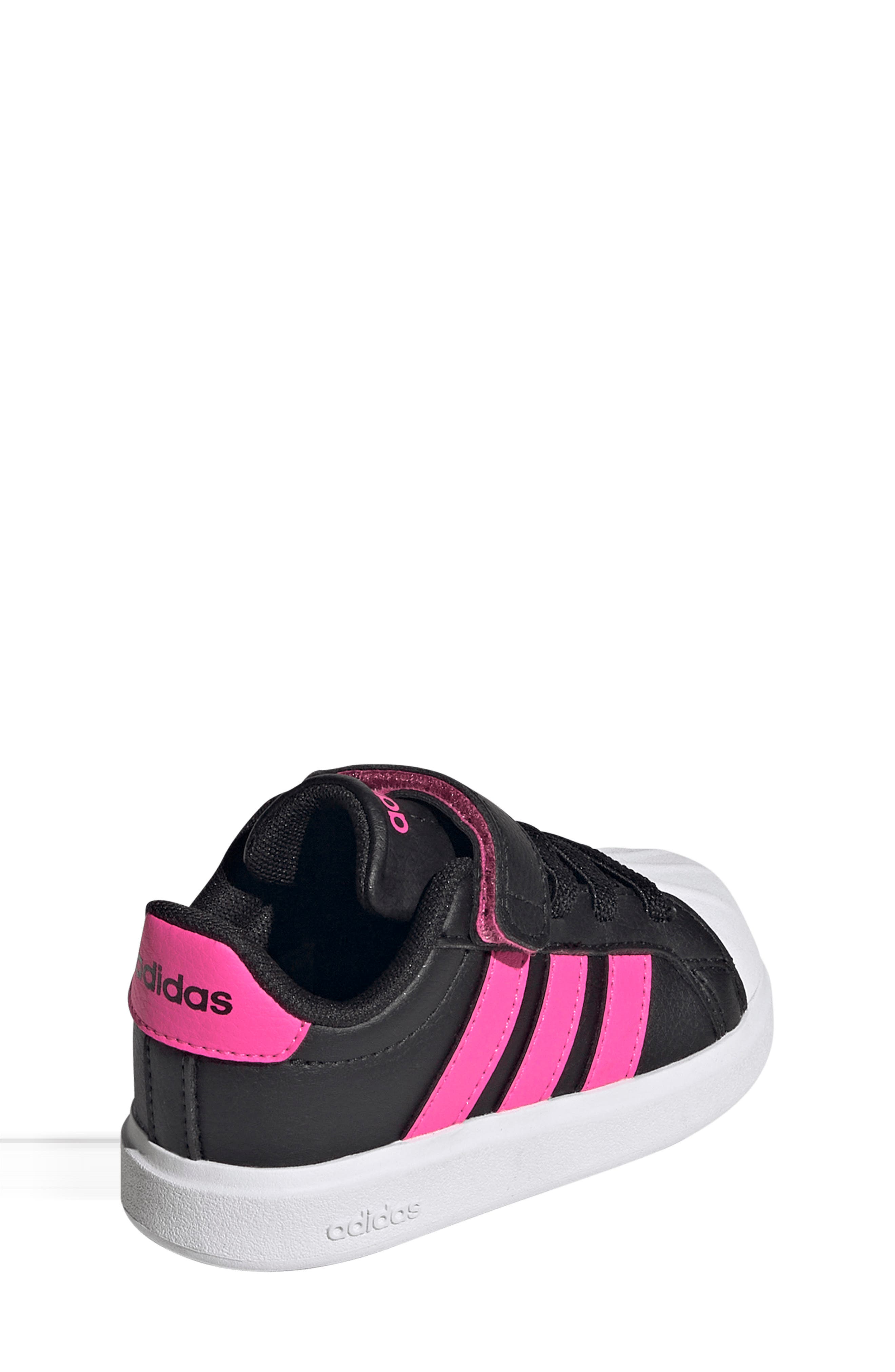 adidas Kids' Streettalk Sneaker, Alternate, color, Black/ Lucid Pink/ White