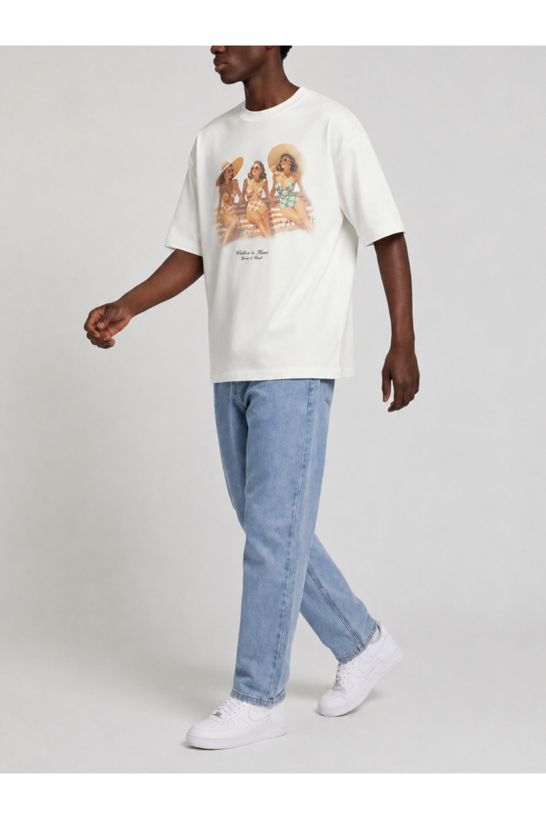 Hot Girl Summer Short Sleeve T-Shirt, Alternate, color, Off-white