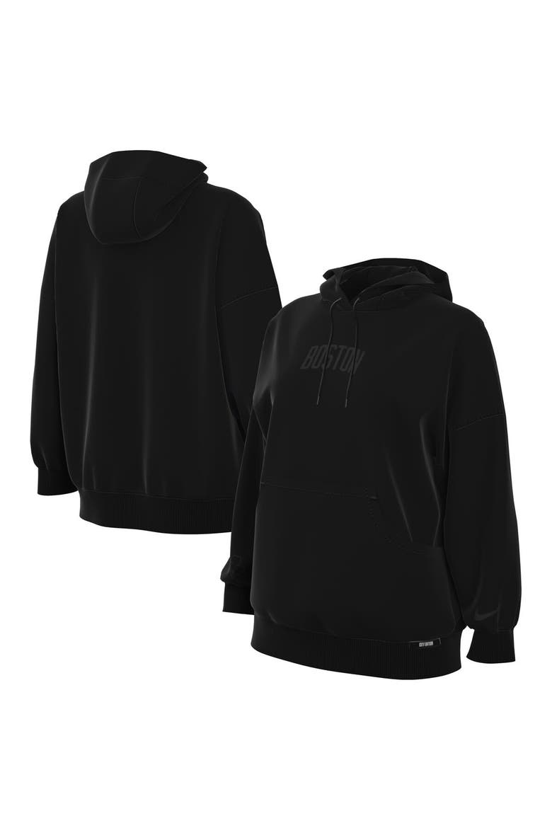 Women's Nike  Black Boston Celtics 2025/26 City Edition Remix Premium Fleece Hoodie, Main, color, Black