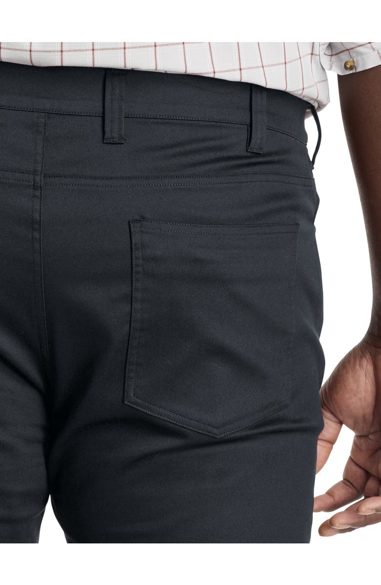 Oak Hill by DXL Big & Tall  Straight Fit 5-Pocket Tech Pants, Alternate, color, Anthracite