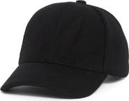 NORDSTROM RACK Textured Wool Baseball Cap