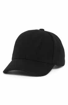 Textured Wool Baseball Cap