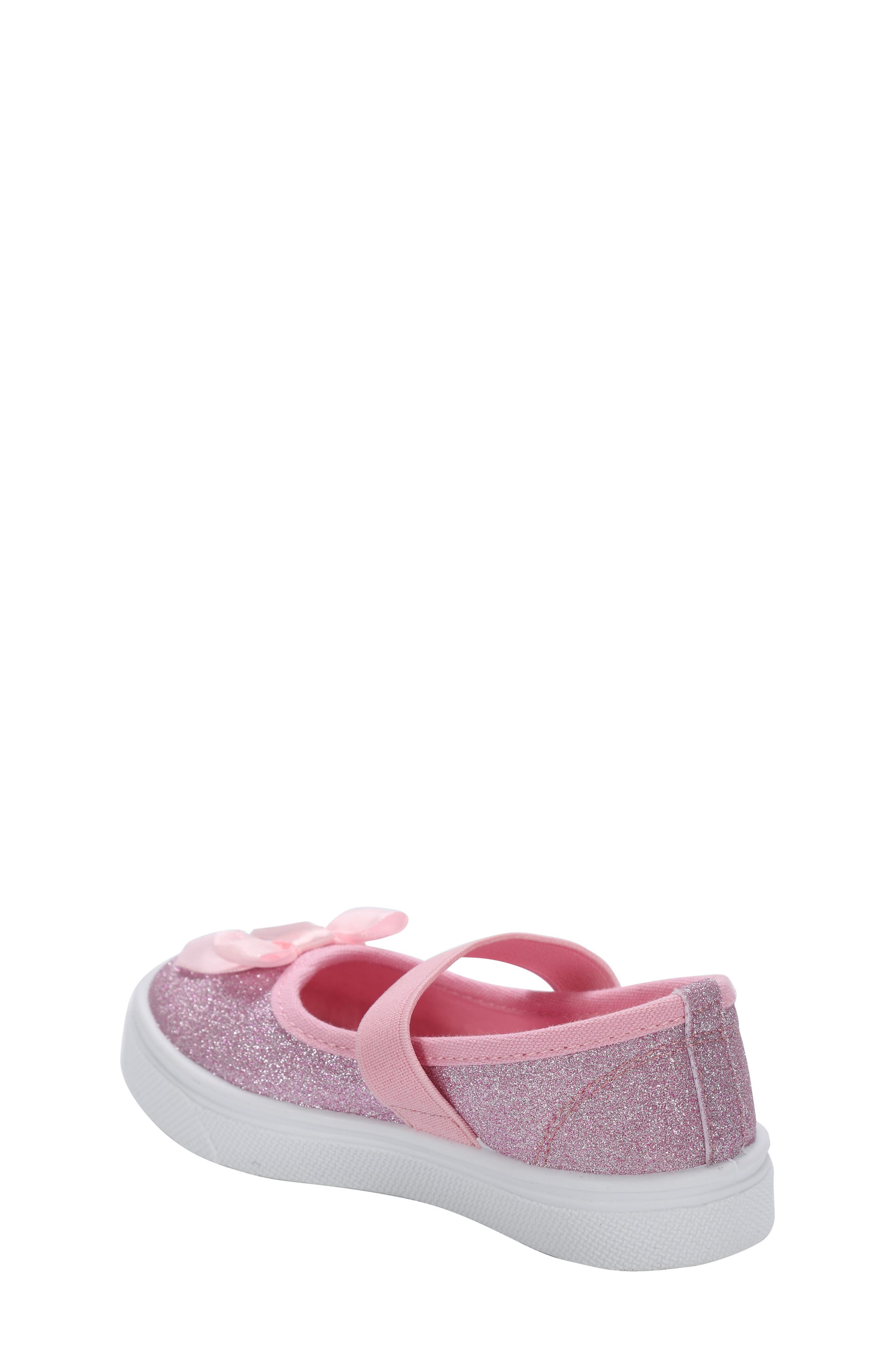 OOMPHIES Kids' Quinn Sneaker, Alternate, color, Pink Glitter